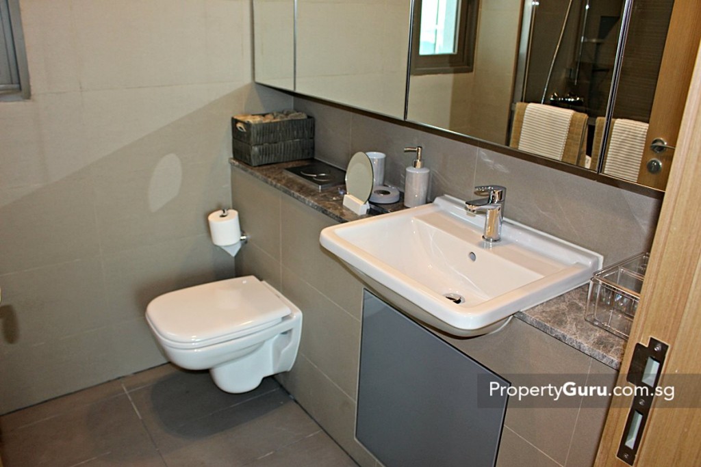 skyline residences common bathroom 3 BR 1