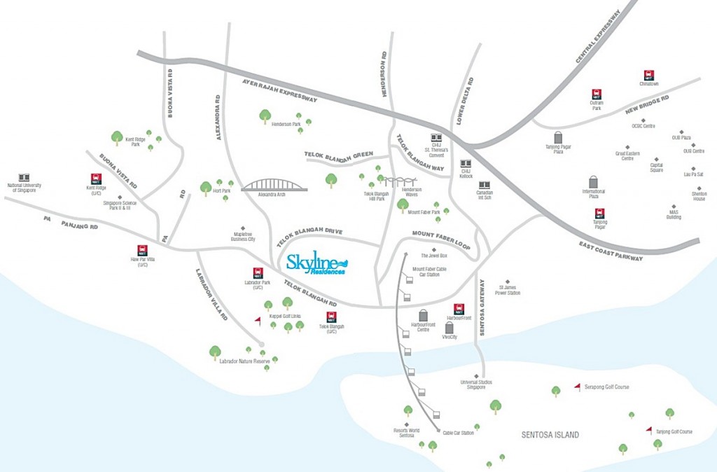 telok blangah, nearby, amenities