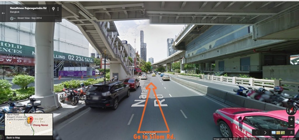 ตรงเพื่อไปยังแยกสีลม