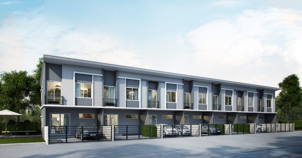 ทาวน์โฮม 18 ตร.ว. พื้นที่ใช้สอย 110 ตร.ม. หน้ากว้าง 5.7 เมตร