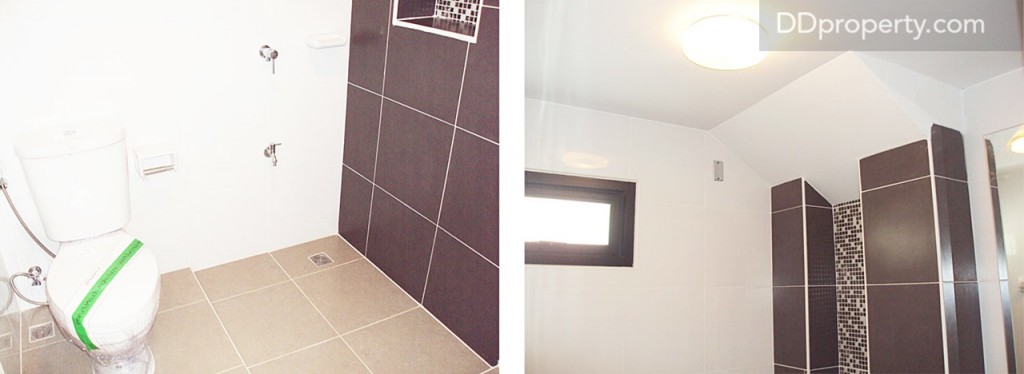 ห้องน้ำชั้นล่าง อยู่ใต้บันได