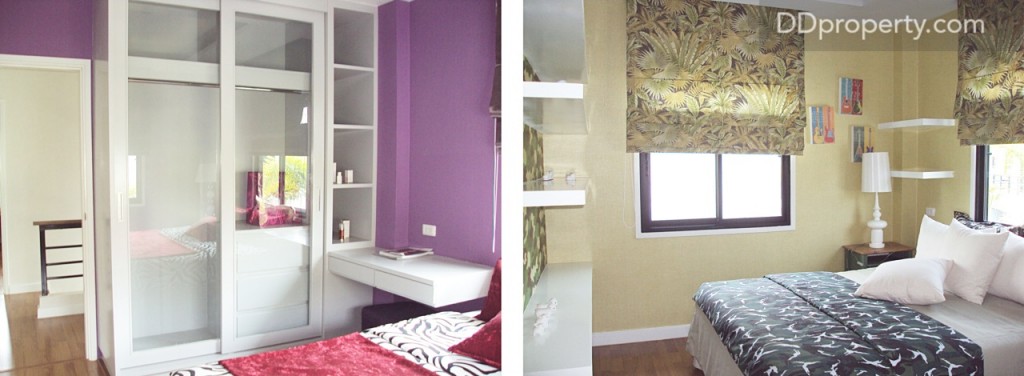 ห้องนอน 2 และห้องนอน 3 ไม่มีระเบียง 