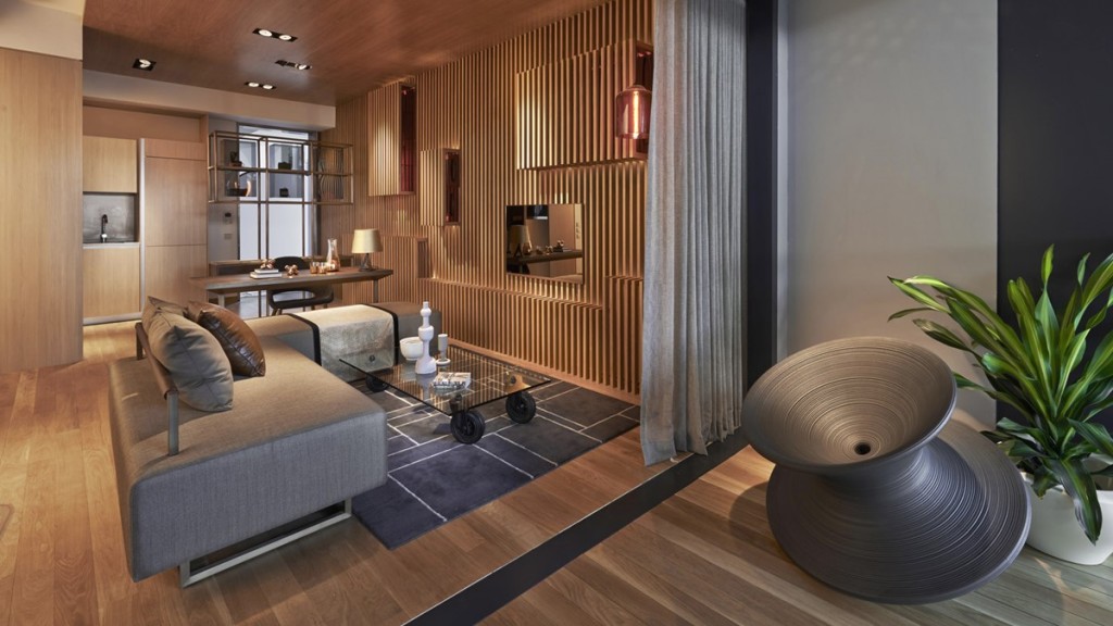 1BR living room / Source: M+S