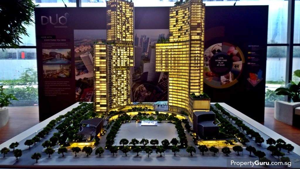 DUO Residences full 3D model