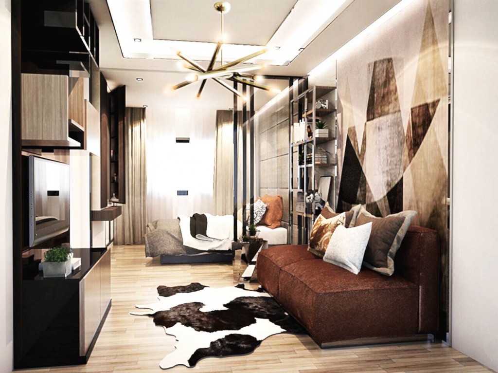 ภาพตัวอย่างของห้อง Type A ขนาด 25ตร.ม.