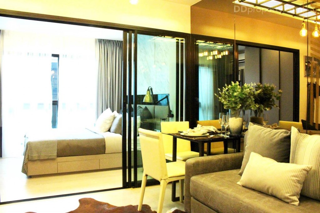 มุมมองภายในห้องตัวอย่างแบบ Type B ขนาด 27.5 ตร.ม.