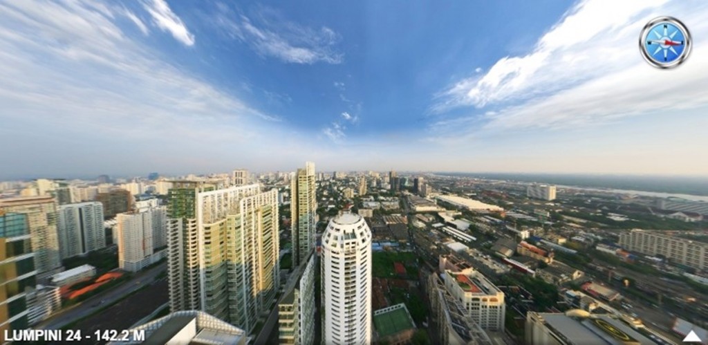 ทิศตะวันออก (E) จะหันไปทางฝั่งโรงแรมเดวิส ฝั่งนี้วิวจะค่อนข้างเคลียร์กว่าฝั่งอื่นๆ