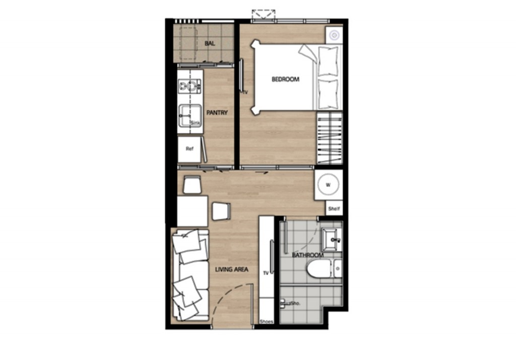 Notting Hill Laemchabang-SrirachaB1-02 26.60 Sq.m.-025
