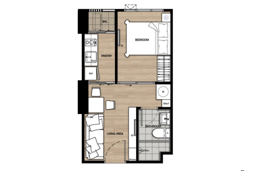 Notting Hill Laemchabang-SrirachaB1 26.50 Sq.m.-024