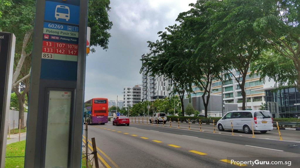 Potong Pasir bus stop