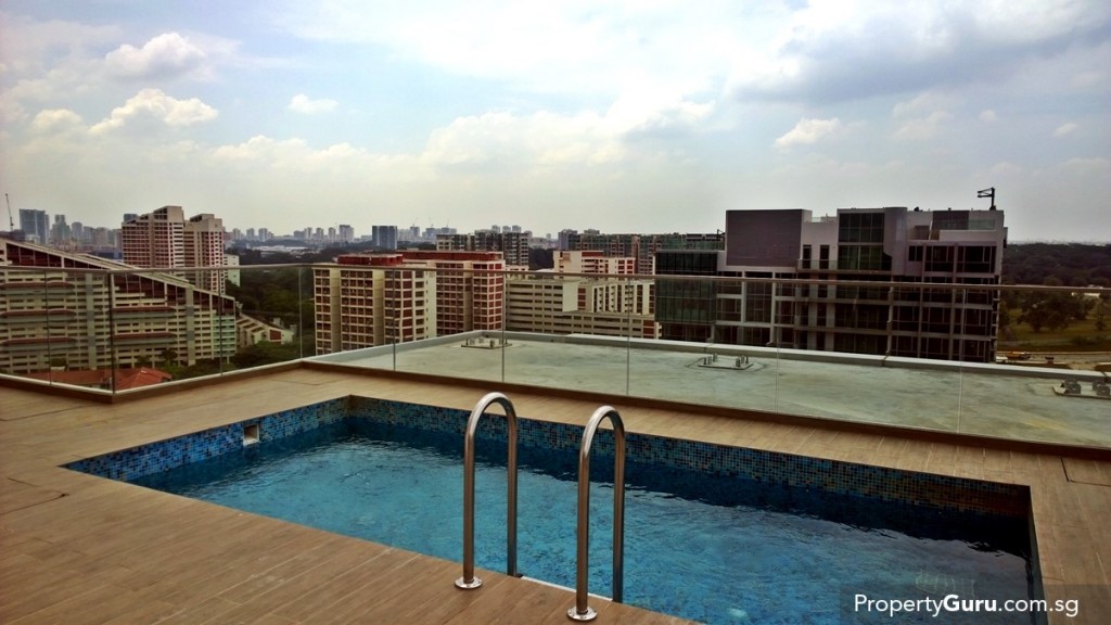 3-storey penthouse swimming pool on 3rd level
