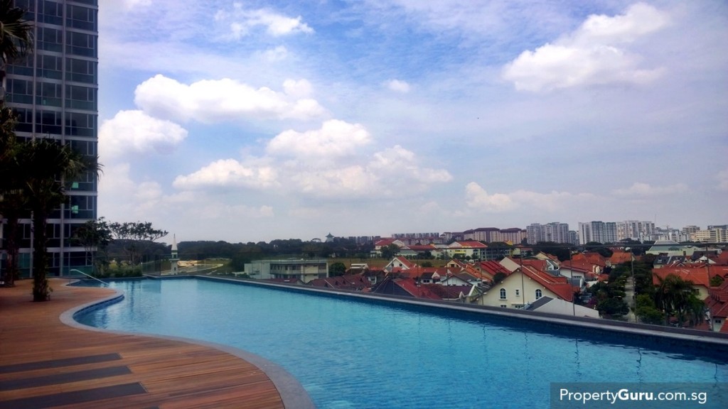 Sennett Residences 50m pool on 7th storey