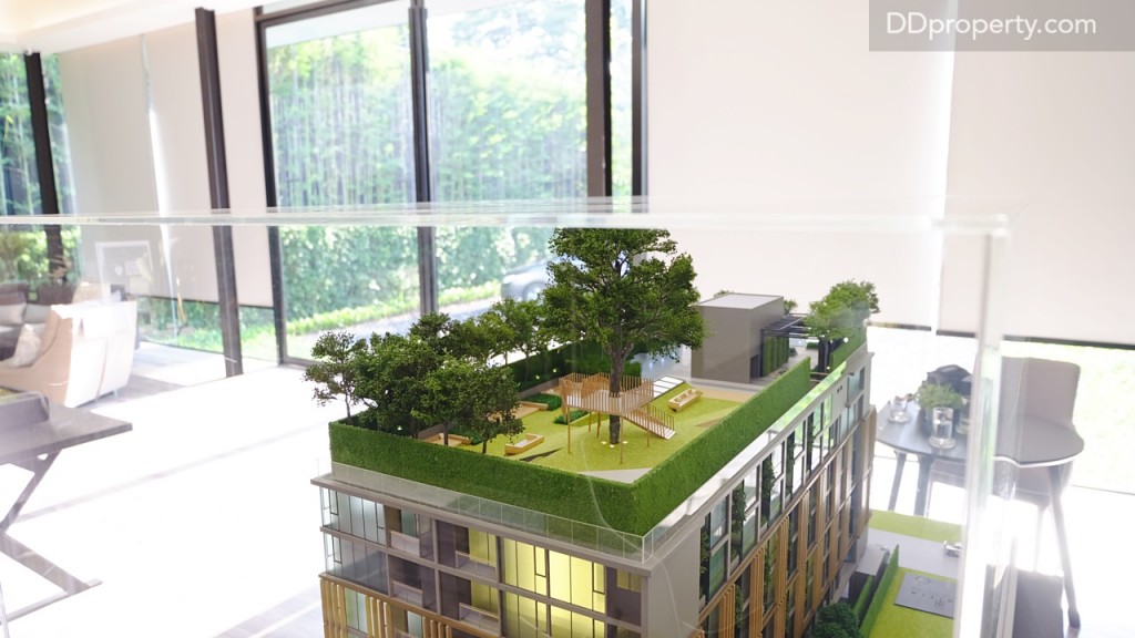 โครงการเน้น green space รอบๆตัวอาคาร