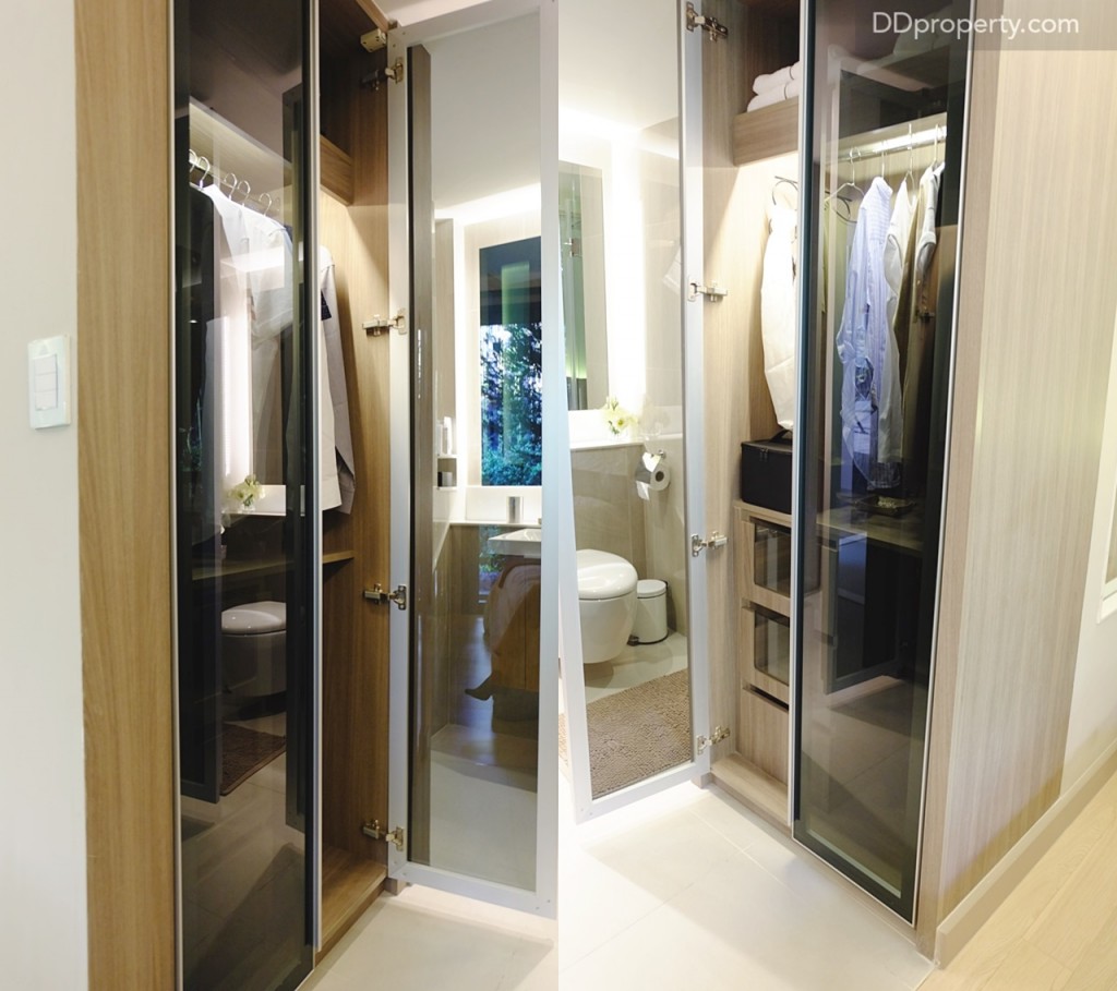 Semi-walkin closet ที่ทางโครงการบิ้ลท์มาให้