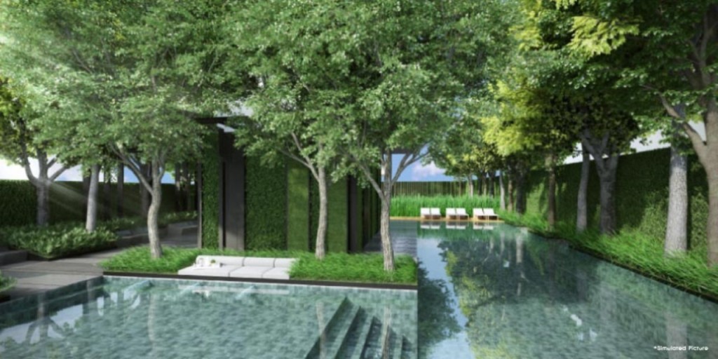 Sky Pool บนชั้นดาดฟ้า