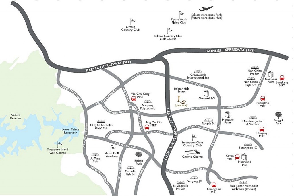 seletar, landed, amenities