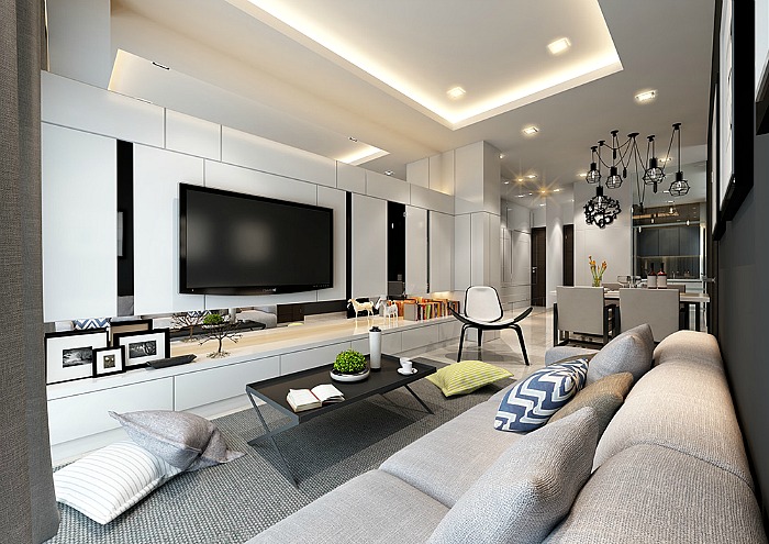 10 - The Palm Garden Block C - Living Room