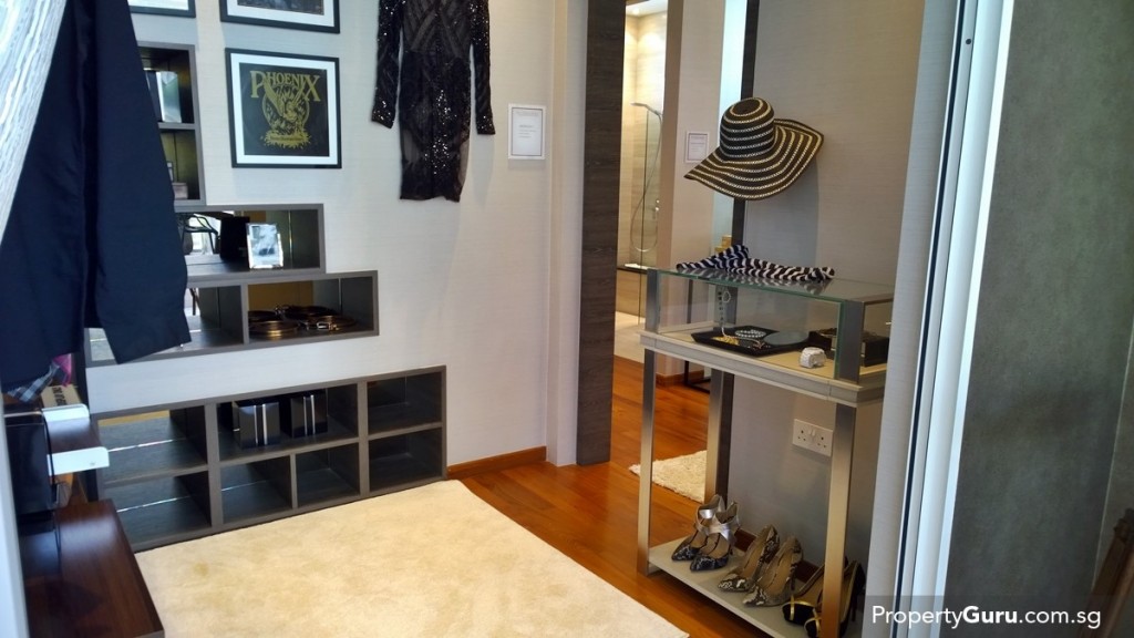 3BR common bedroom turned into walk-in wardrobe for master bedroom