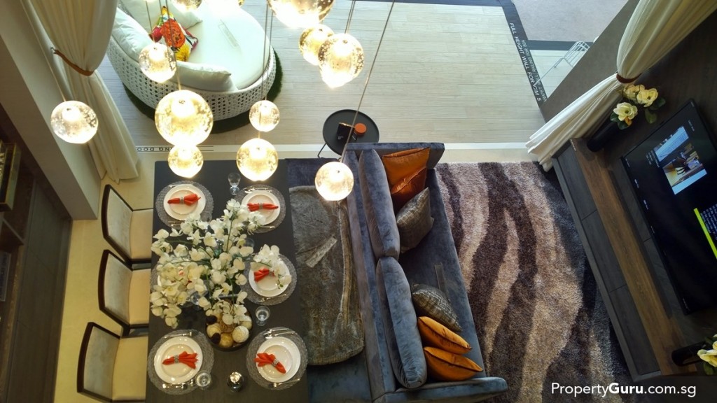 3BR living area from wine deck