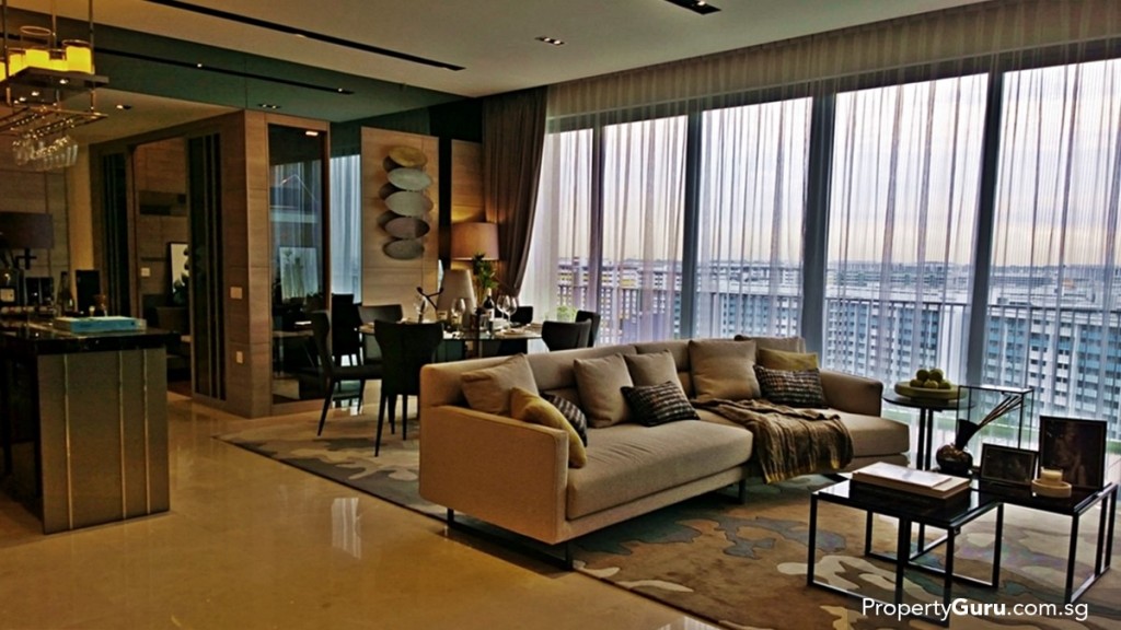 4BR Penthouse living and dining