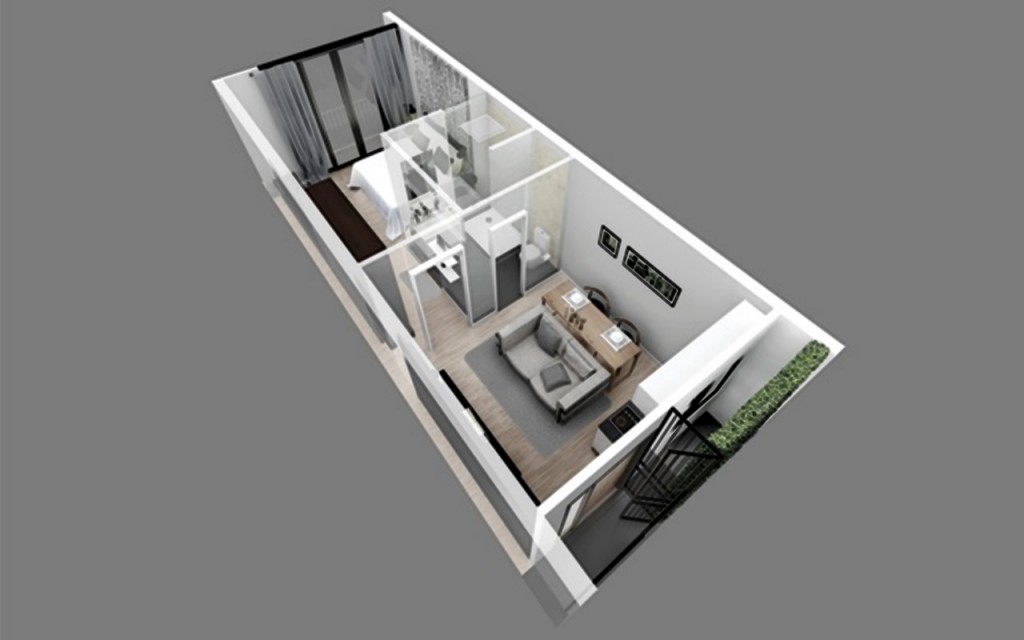 5 A Space ID Asoke Ratchada1-Bedroom  A  32.84-001