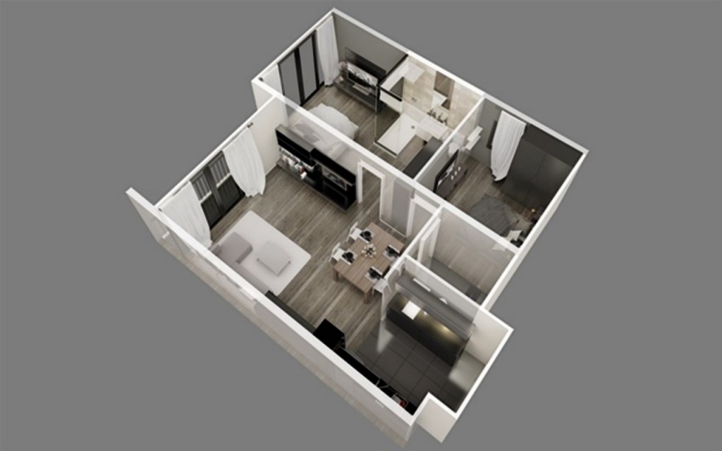 8 A Space ID Asoke Ratchada2-Bedroom B 72.10-004