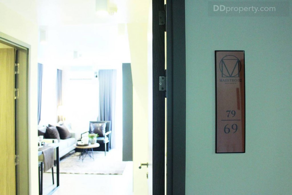 ห้องตัวอย่างแบบ 3 ห้องนอนดูเพล็กซ์ ขนาด 87 ตร.ม.