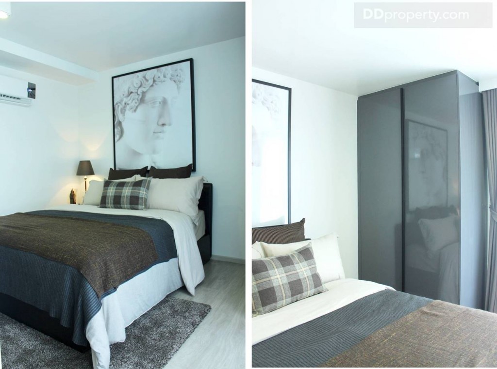 ความสูงของห้องนอนที่ 1ประมาณ 2.4 เมตร ถือว่ากำลังพอดี