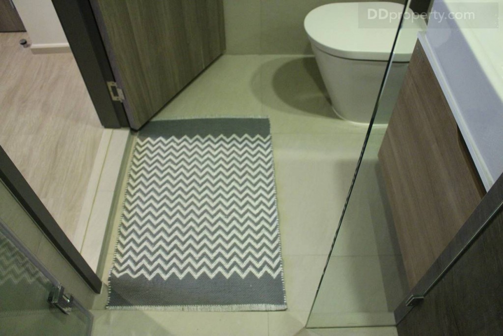 มุมมองพื้นที่ภายในห้องน้ำ