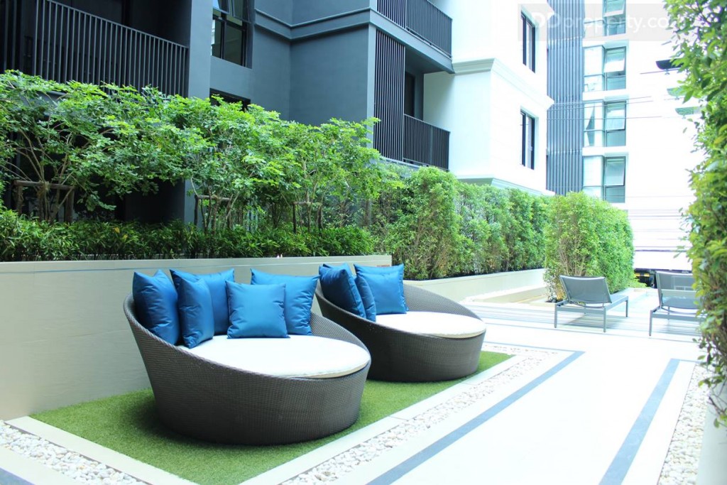 โซฟาเบด 2 ตัวเอาไว้สำหรับนั่งพักผ่อน