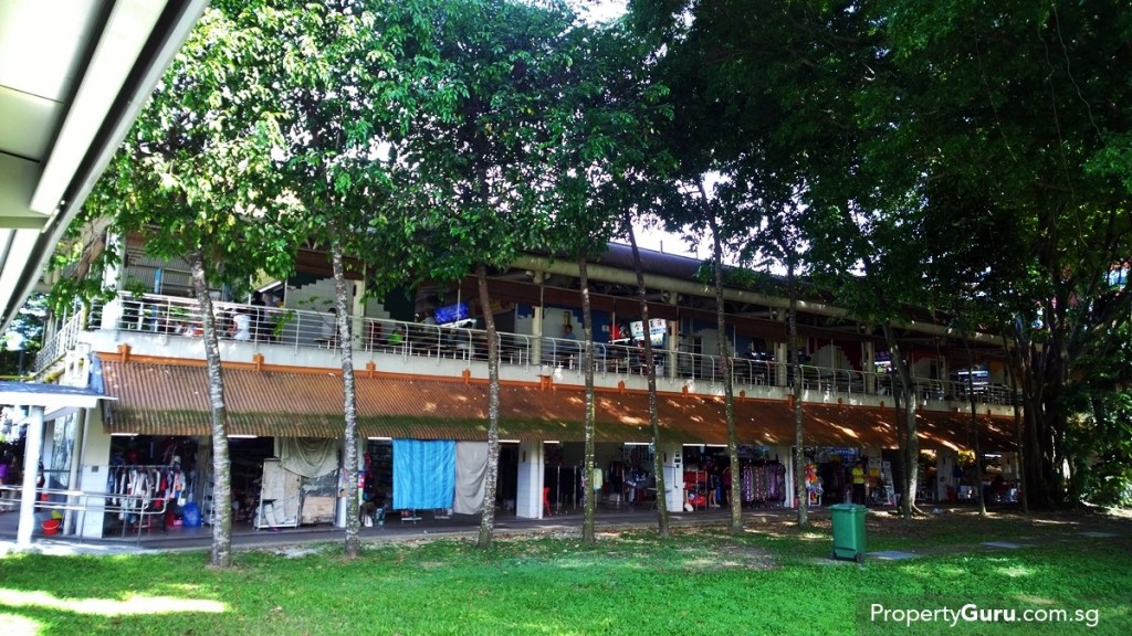 Market behind Beauty World MRT station