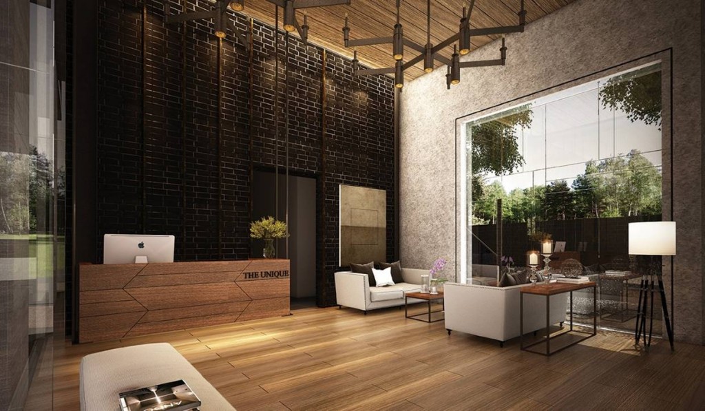 ภาพจำลองล็อบบี้ของโครงการ