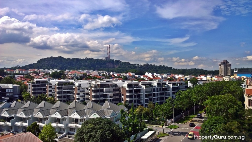 View from  5th storey of first block