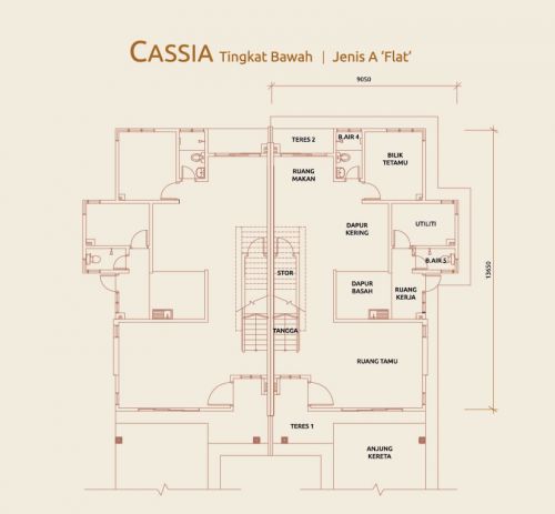 Cassia Antara Gapi Flat Floor Plan