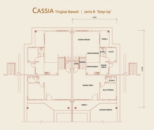 Cassia Antara Gapi Flat Floor Plan