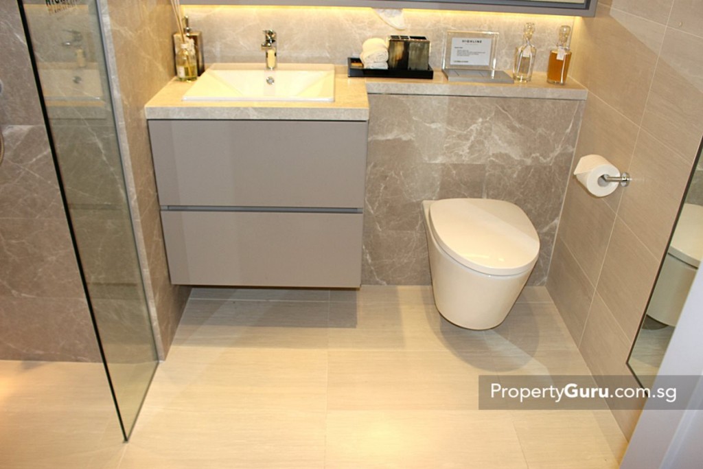 highline residences master bathroom 3 BR 1