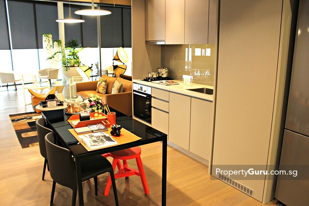 highline residences view from entrance 1 BR