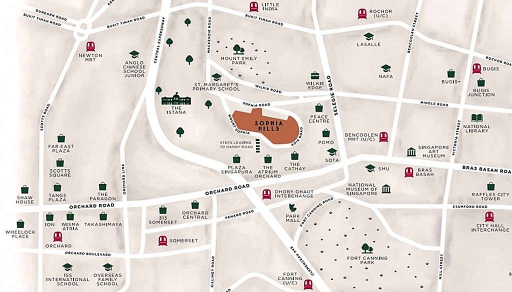 dhoby ghaut, condo, amenities