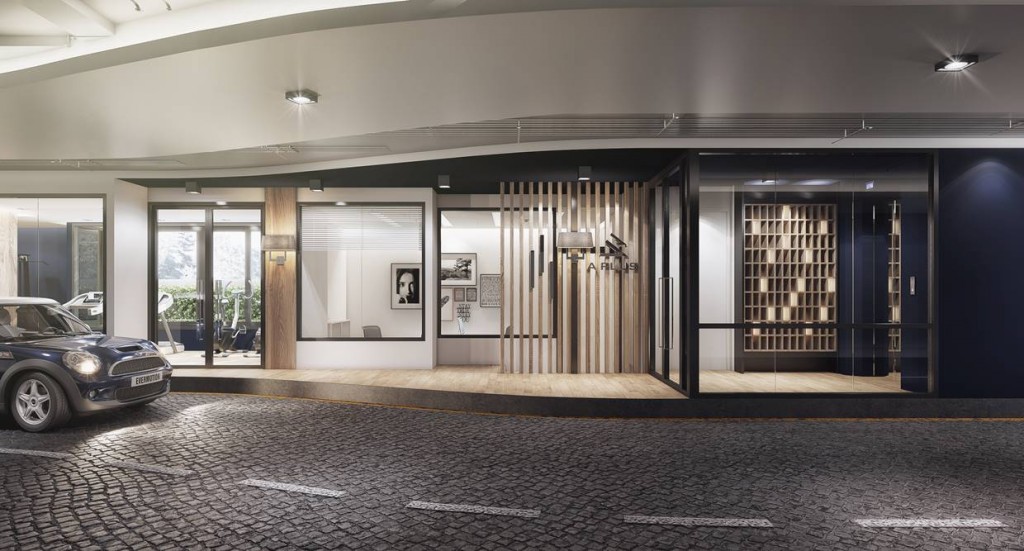 ถนนภายในโครงการเป็นสองเลนสวนกันขนาด 6 เมตรโดยประมาณ