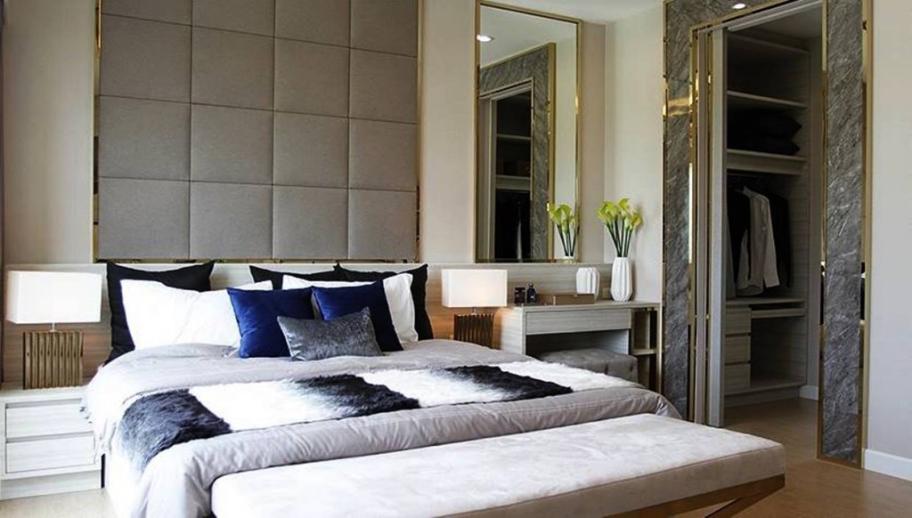 ภาพแสดงไอเดียการแต่งห้อง Master Bedroom ของบ้านตัวอย่าง  