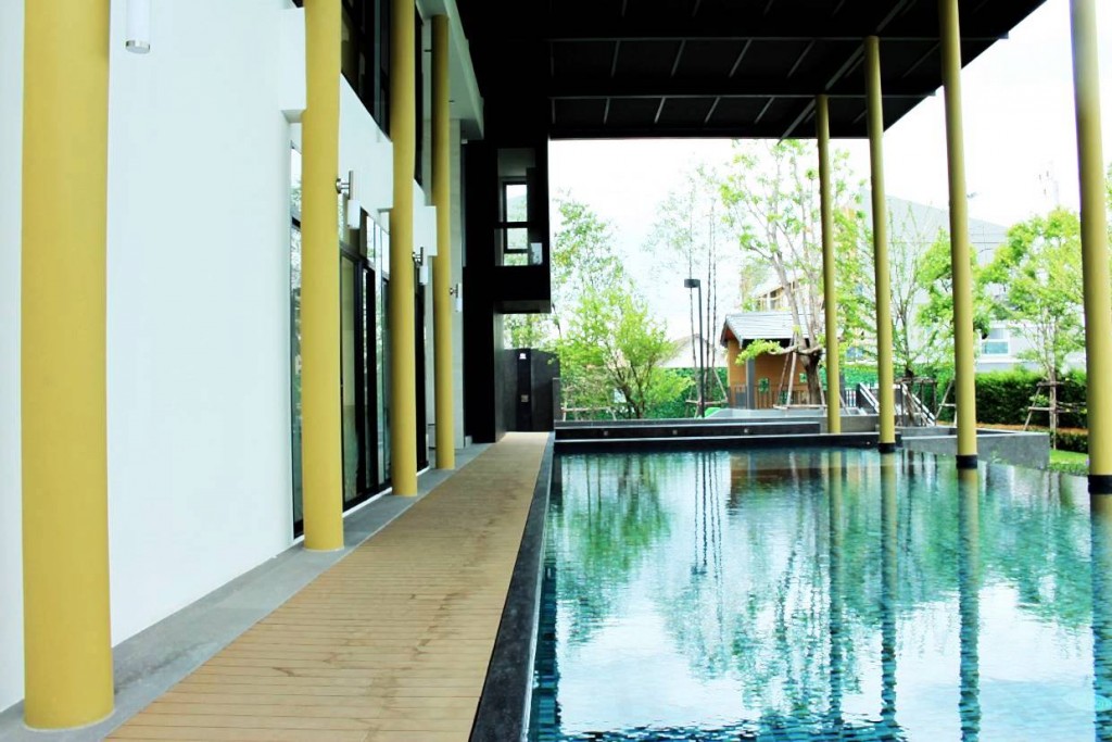 Infinity edge pool ระบบเกลือขนาด 15x7 เมตร 