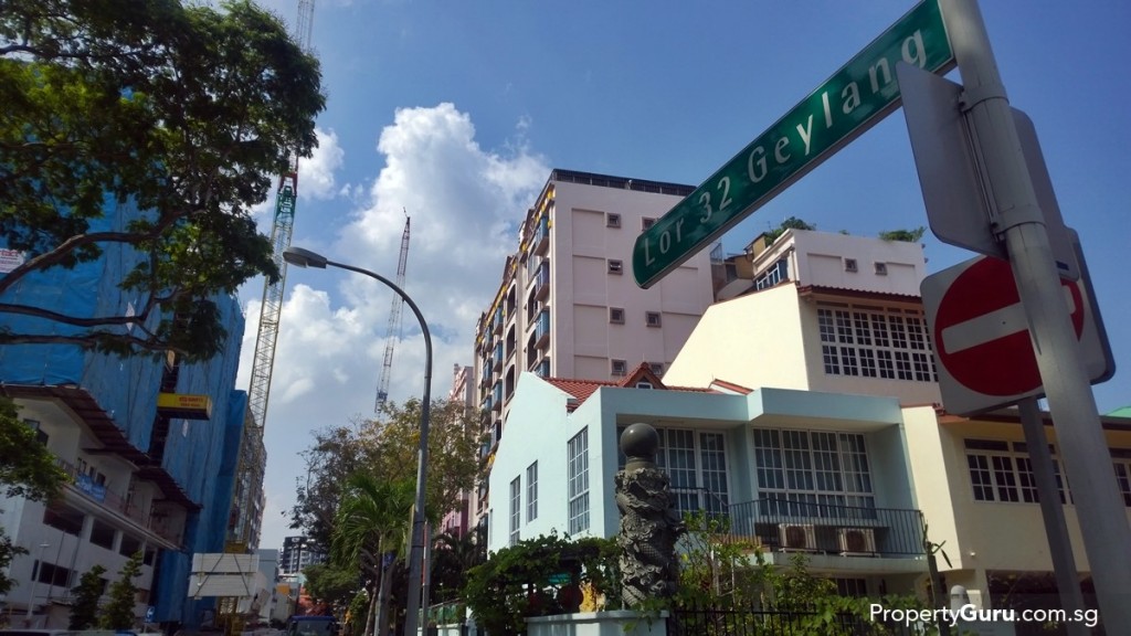 Lor 32 Geylang from Guillemard Road