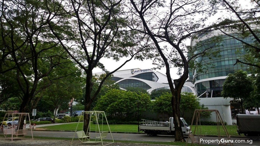 Plaza Singapura and Dhoby Gaut Interchange in the distance