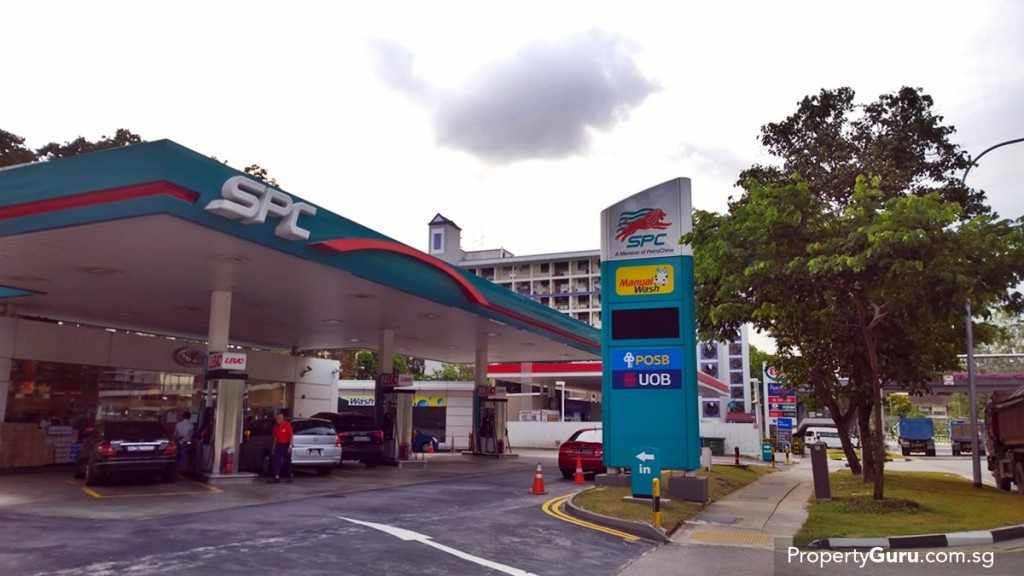 SPC and Esso petrol stations