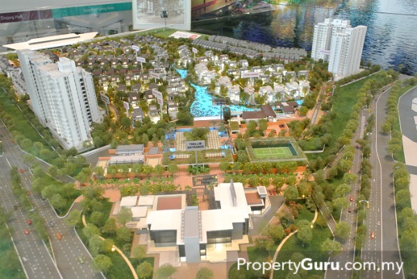 Scale model of The Glades