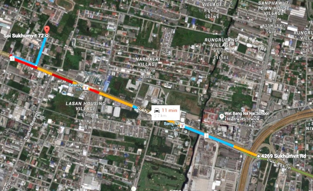 การเดินทางมายัง โครงการ