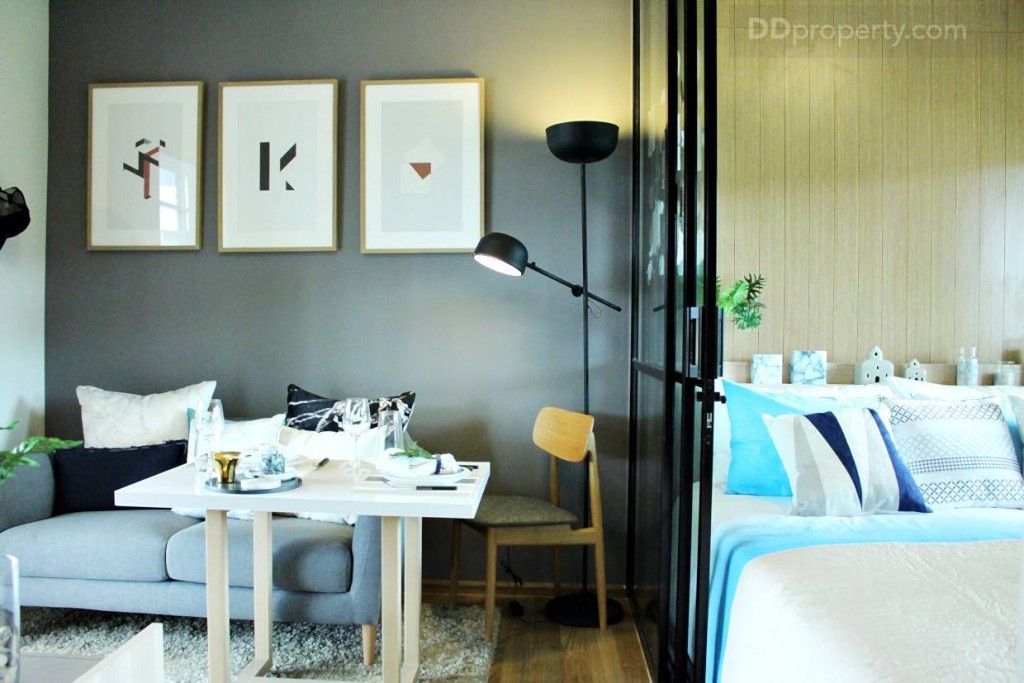 มีการจัดแบ่งสัดส่วนอย่างชัดเจน ด้วยฉากกั้น