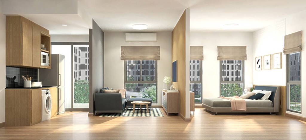 Unit Type D 2 Bed 40.81 SQ.M.