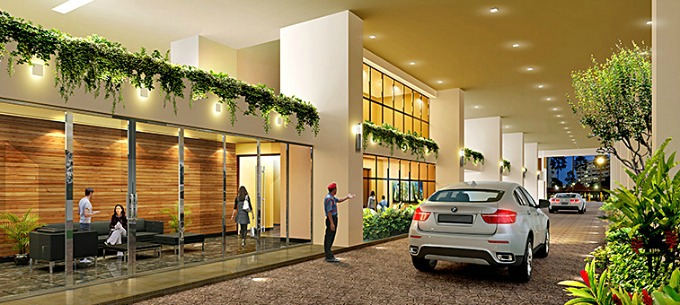 Artist Impression of the Drop Off Area.