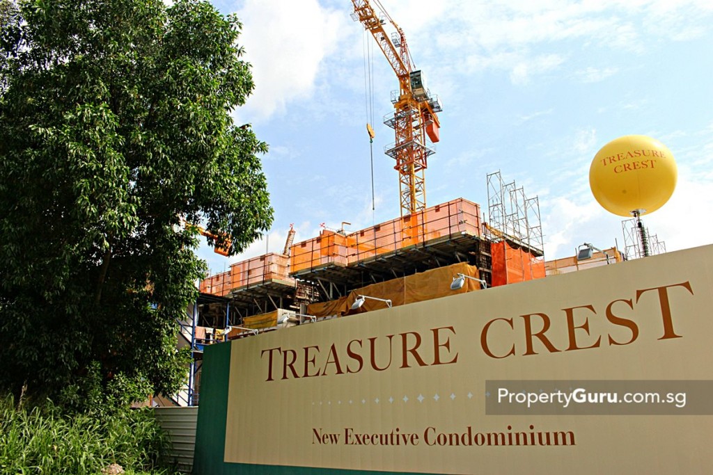 treasure crest construction and show flat